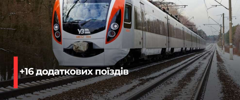Збільшення кількості поїздів на Різдвяно-Новорічні свята: Укрзалізниця запускає додаткові рейси до Карпат та інших напрямків