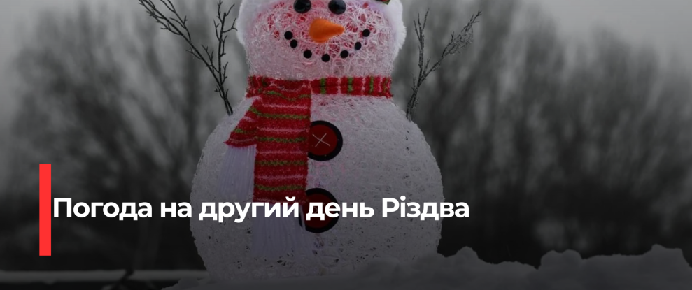 Рівненщина: Сильний снігопад та низькі температури очікуються на вихідних
