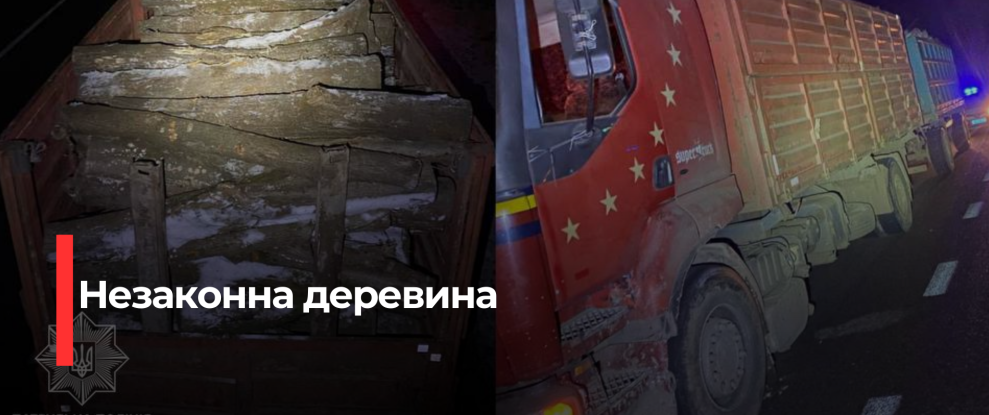 Рівненського водія спіймали з деревиною без документів та посвідчення