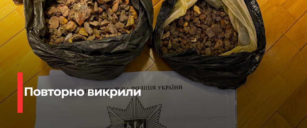 Рівненський житель затриманий з психотропами та великою кількістю бурштину