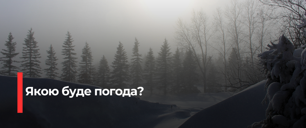 Прогноз погоди на Рівненщині: сильний туман і мокрий сніг