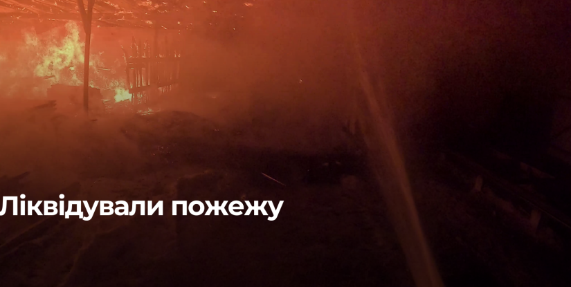 Рятувальники боролися з великим вогнем на Сарненщині