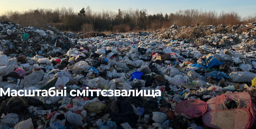 Загроза екосистемі: виявлено великі сміттєзвалища на Рівненщині