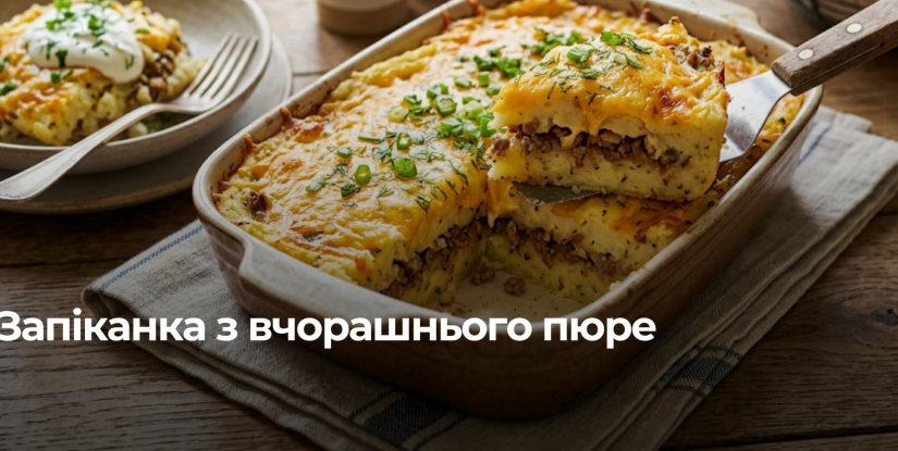 Картопляна запіканка: смачний спосіб використати залишки пюре